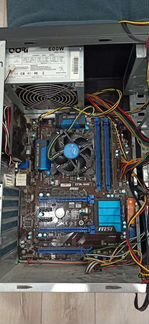 Материнская плата msi Z77A-G45. компьютер. операти