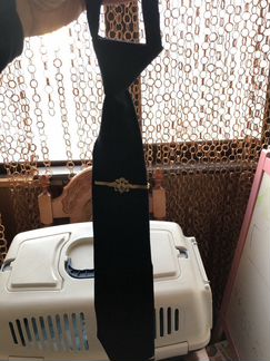 Галстук с закрепкой полиция