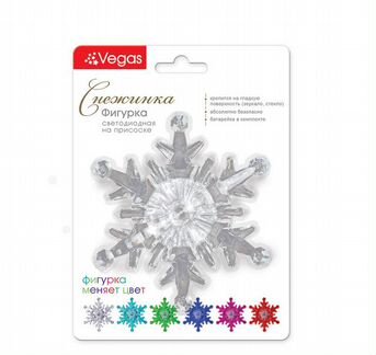 Фигурка новогодняя на батарейках и на присоске