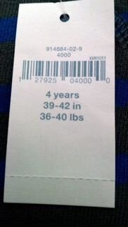 Gap новый джемпер на 4 г. 110 см теплый