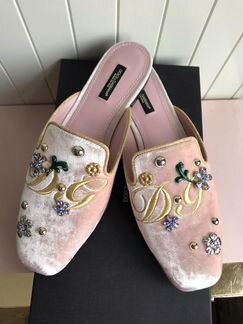 Мюли без каблука сабо Dolce Gabbana оригинал