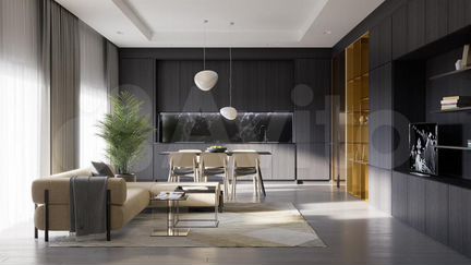 Апартаменты-студия, 39.6 м², 7/19 эт.