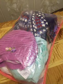 Шапки пакетом для девочек