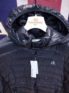 Мужские легкие пуховики Calvin Klein по дисконту