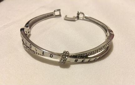 Браслет с цирконами элитная бижутерия