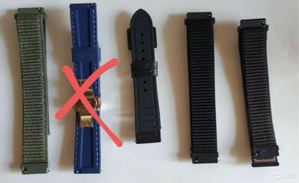 Ремешки для часов 22 мм