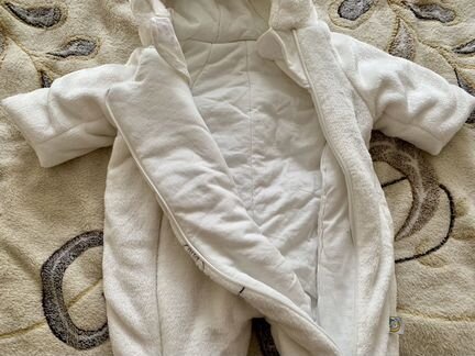 Теплый комбинезон-зайка 62 размер