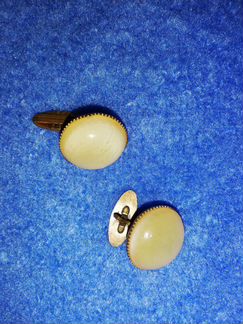 Запонки янтарные советские