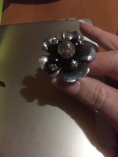 Серебряное кольцо и подвеска