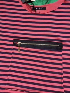 Кофточка-туника,хлопок,плотный трикотаж,р. 48-50