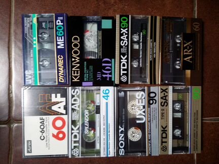 Аудиокассета новые запечатанные