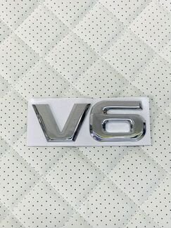 Шильдик V6 для Toyota Land Cruiser