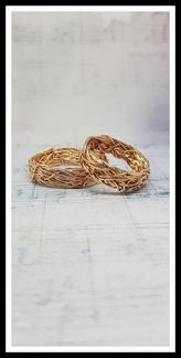 Обручальные кольца «плетенные»