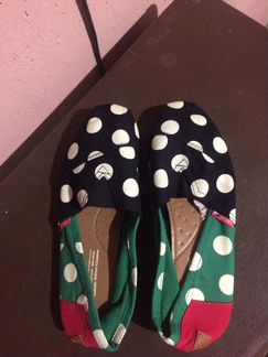 Балетки слиппоны мокасины хлопок новые