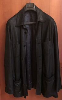 Пиджак кожаный Италия размер 54