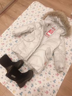 Комбинезон зимний Reima 104см, зимняя обувь Kuoma
