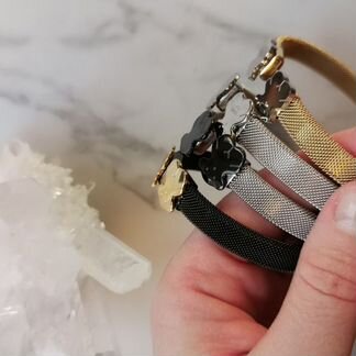 Браслет Тоус Tous с мишками на плетении