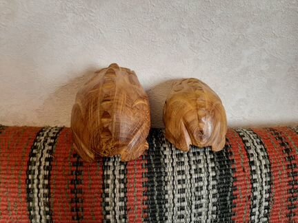 2 поющих деревянных жабы. Цена за пару