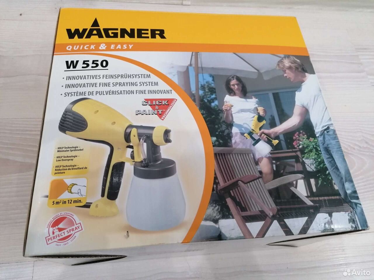 Краскопульт электрический wagner w550 для тортов