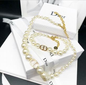 Коллекция Dior чокер Браслет Серьги