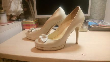 Туфли кожаные свадебные