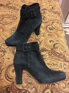 Ботинки замша