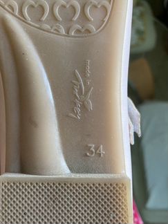 Туфли для девочки нежно розового цвета