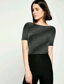 Блузка с металлическим блеском Новая