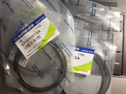 Комплект поршневых колец 671030072A D20DTF D20DT