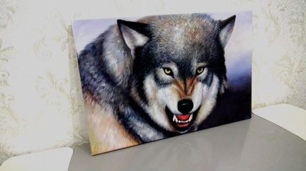 Звериный оскал, 60х90см, холст, масло, художник