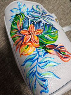 Сумка ручной росписи