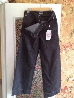 Брюки широкие джинсовые новые Orsa jeans новые
