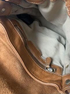 Сумка massimo dutti кожаная