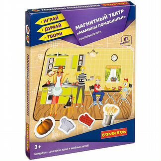 Магнитный театр Bondibon Мамины помощники, 81 элемент (вв4412)