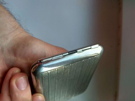 Портсигар Три богатыря