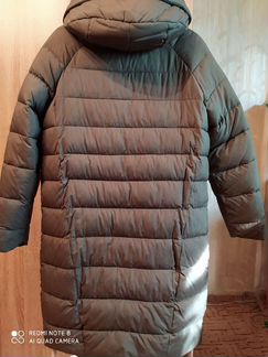 Пуховик с капюшоном утеплитель полиэстер б/у