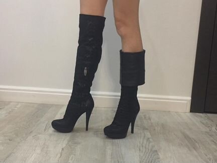 Сапоги ботфорты женские Loriblu зимние р-р 36