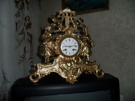Часы каминные старинные с боем
