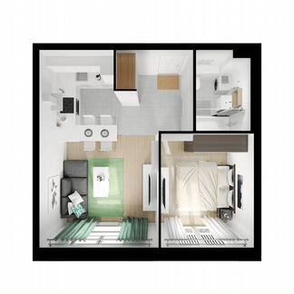 1-к квартира, 40.3 м², 13/24 эт.