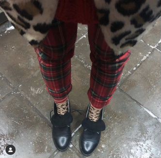 Кожаные ботинки