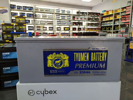 Аккумулятор 230Ач 1520А Тюмень premium обратный