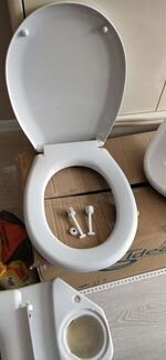 Сиденье с крышкой на унитаз