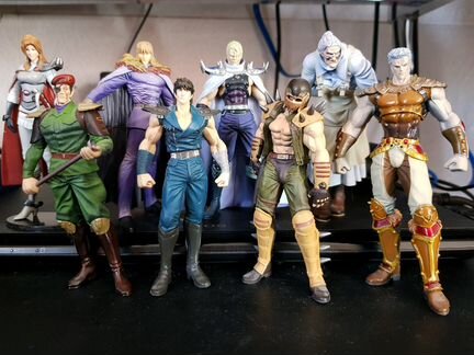 Фигурки из игры Hokuto no Ken