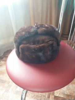 Мужская шапка норка натуральная