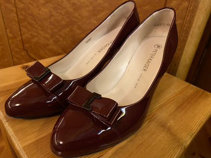 Туфли бордовые peter kaiser