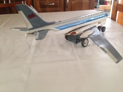 Самолет игрушка электромеханическая СССР