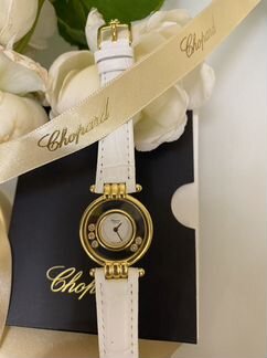 Золотые Chopard Happy Diamonds