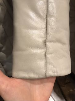 Кожаное пальто