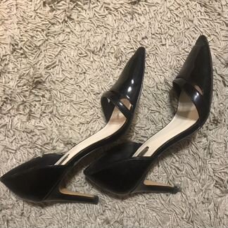 Туфли чёрные Zara