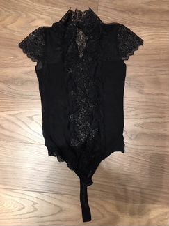 Боди кружевное, б/у